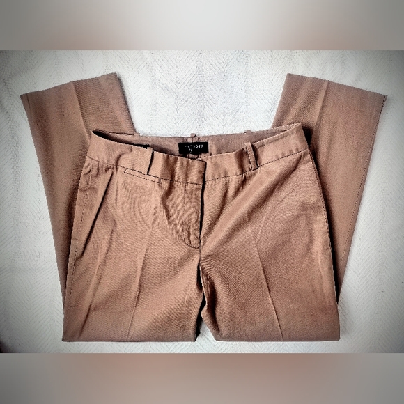 EUC Talbot's Cropped Ankle Pants, Light Brown, Pleated, Size 6, Like New! - Picture 5 of 10